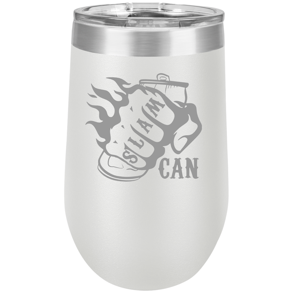 SlamCan Nation - Stemless Wine Tumbler — listing image for White options