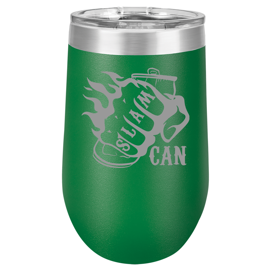 SlamCan Nation - Stemless Wine Glass