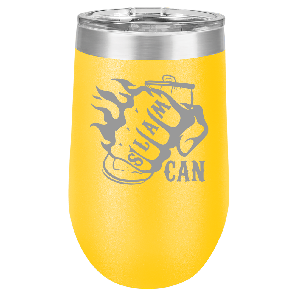 SlamCan Nation - Stemless Wine Tumbler — listing image for Yellow options