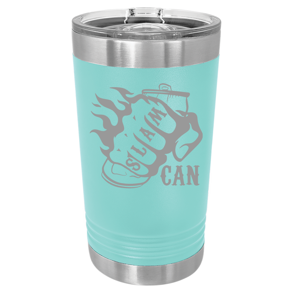 SlamCan Nation - Pint Tumbler — listing image for 16oz, Teal options