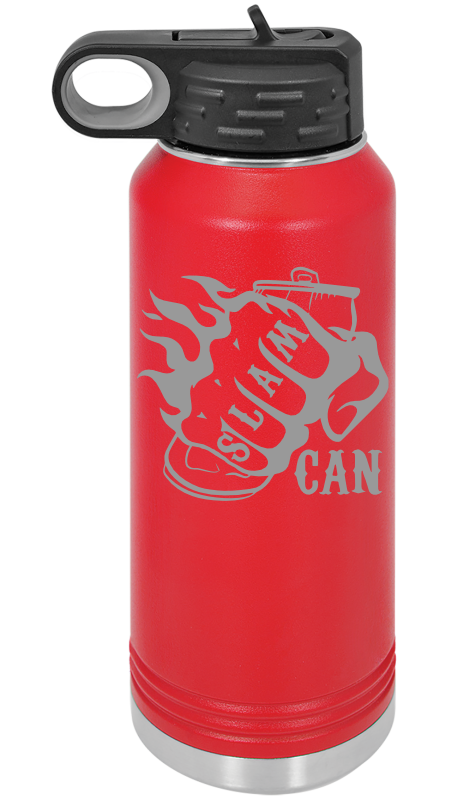 SlamCan Nation - Water Bottles — listing image for Red options