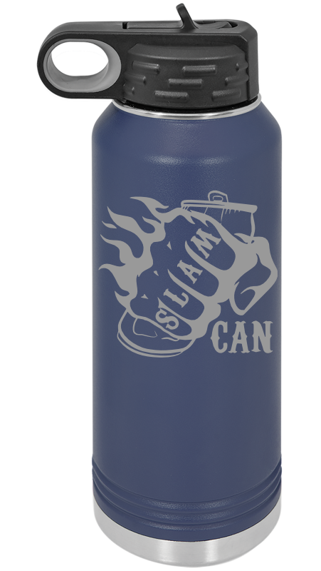 SlamCan Nation - Water Bottles — listing image for Navy Blue options