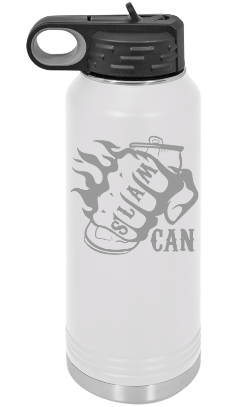 SlamCan Nation - Water Bottles — listing image for White options
