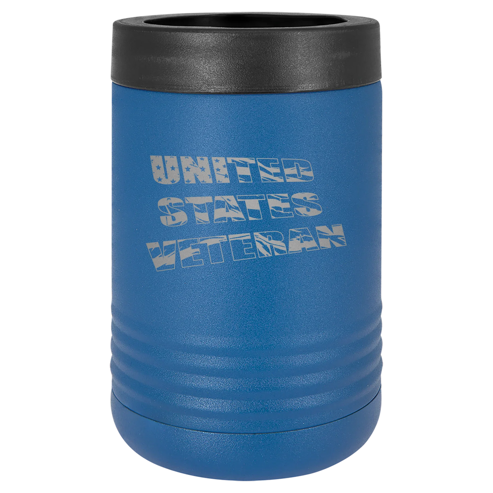 Flag Veteran - Polar Camel Beverage Holder - Royal Blue Stainless Steel Vacuum Insulated