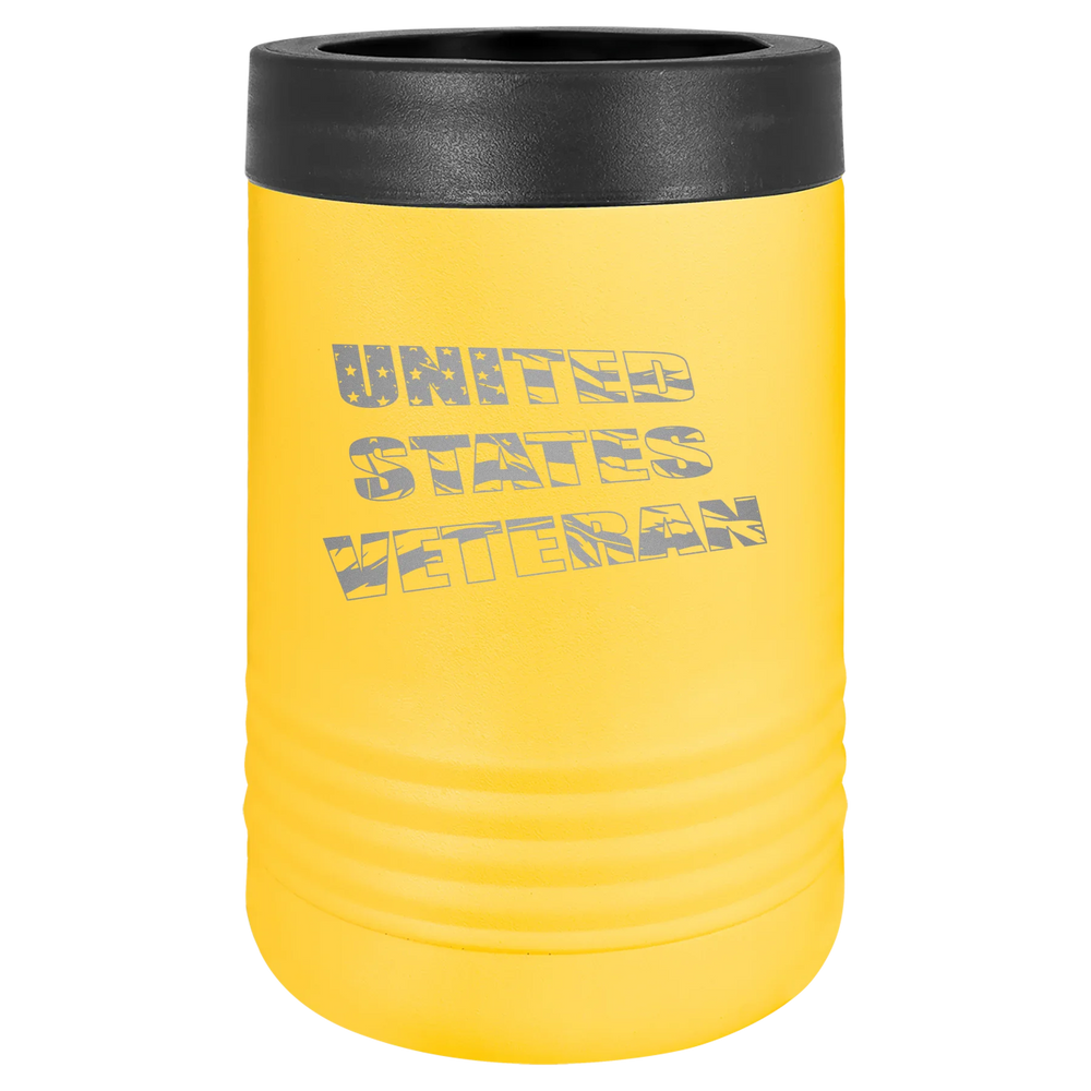 Flag Veteran - Polar Camel Beverage Holder - Yellow Stainless Steel Vacuum Insulated
