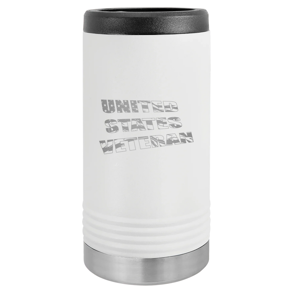 Flag Veteran - Polar Camel Beverage Holder - White Slim