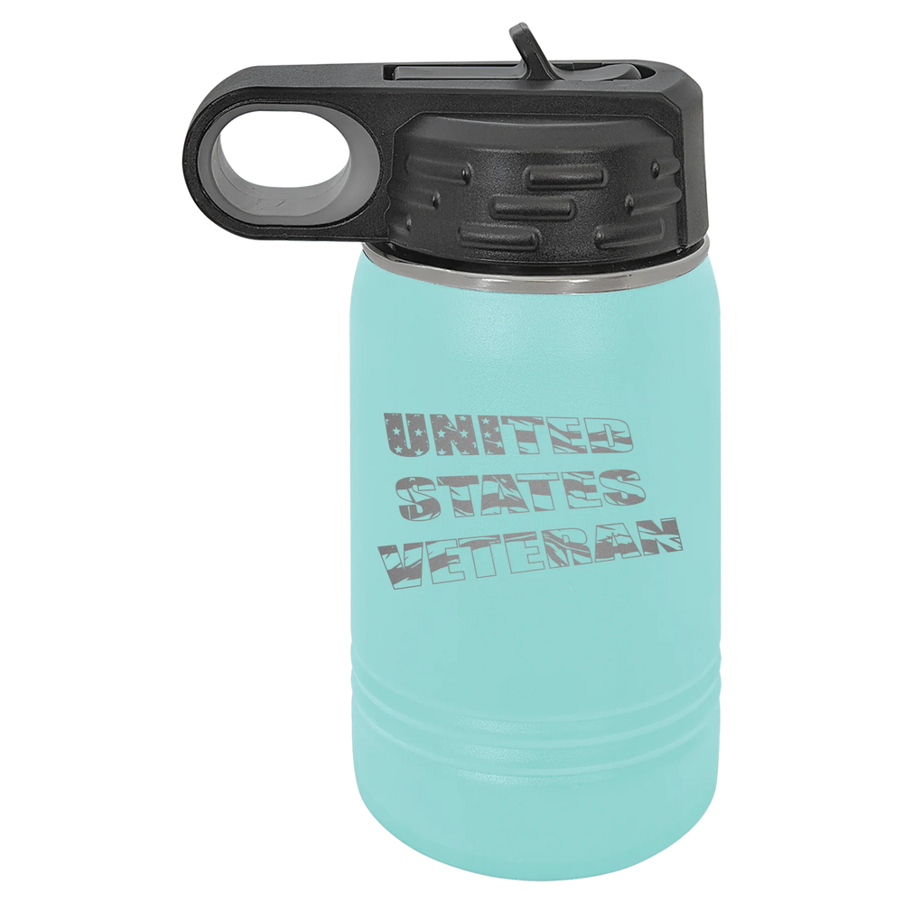 Flag Veteran - Polar Camel Water Bottle - Teal