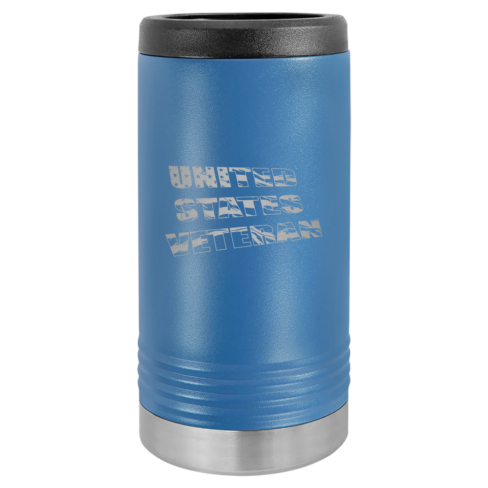 Flag Veteran - Polar Camel Beverage Holder - Royal Blue Slim